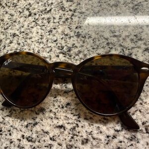 Ray-Ban Polished Light Havana Tortoise Sunglasses RB2180